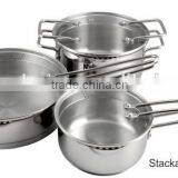 China Wholesaler Surgical Steel Cookware Sets Stainless Steel Cooking Pot on China