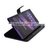Wholesale Price For Sony Xperia Z Ultra XL39h 100pattern Leather Case With Holder thumbnail-1