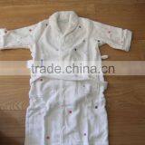 Cotton Dot Embroidery Children's Bathrobes thumbnail-1