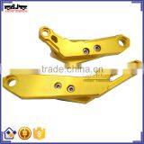 BJ-FS-MT07 Motorcycle CNC Aluminum 6061 and POM Golden Left and Right Frame Sliders Crash Protector for Yamaha MT07 13-15 thumbnail-4