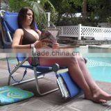 Lay Face Down Folding Reclining Beach Chair thumbnail-3