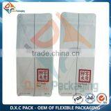 Food Grade White Craft Paper Flat Bottom Rice Packaging Bag thumbnail-5