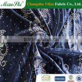 Keep Warm Elastic Two-colored Polyester Velour With Diamond Fabric for Sale