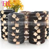NEW arrival wholesale girl hair accessories cute resin decoration elastic latest hairband designs