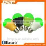 Factory Sale Smartphone Control Dimmable Multicolor E27 Bluetooth Smart Led Bulb thumbnail-4