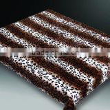 100% polyester weft-knitted printed mink blanket