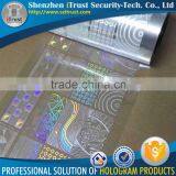 Mobile lamination transparent holographic film