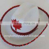 Maple Leaf Cowboy Hat