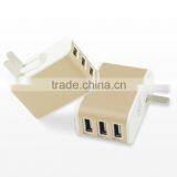 Factory price 3A usb charger for samsung usb charger galaxy S4 NOTE2 wall usb adapter