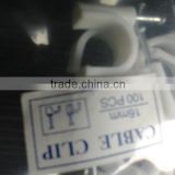 supply nail wire clips/nail cable clips/nail cable clamps 30mm