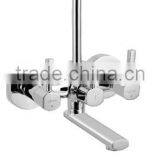 Wall Mixer With 210 mm (8.5") Max. Long Bend Pipe for Overhead Shower With Built-in Non Return Valve and Spout With Coin Slot ae thumbnail-1