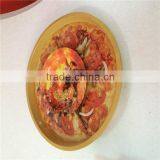 Metal Cans Fruit Plate Metal Gift Box With Tinplate