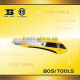 Carbon Steel Blade ABS and Rubber Coated Utility Knife