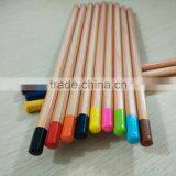 7" Standard Size Hexagonal Shape High Quality Natural Wood Color Pencil With Dipped End thumbnail-2