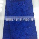 China Embroidery Lace Hot Selling French Beaded Lace Crystal Bead Lace Wedding Dress thumbnail-4