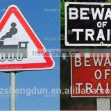Hot Sale High Quality Reflective Aluminium TRAFFIC Signs Safety Signs,WARNING Signs Customized,CAUTION TRAIN SIGNS thumbnail-2