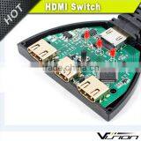 Vision 1.5FT 1080p 3D 3x1 Pigtail HDMI Switch thumbnail-3