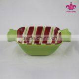 Candy Stripes Ceramic Bowl