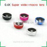 High Quality Optical Glass Lens 0.4x Super Wide Angle Lens Macro Lens 2 in 1 Clip Lens for Smartphone Mobile Phone Camera Lens thumbnail-6