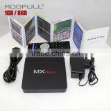 Roofull Newest MX Plus Ram 1g Rom 8g Quad Core MX Plus Ii Android TV Box MX Plus 2 RK3229 TV Box thumbnail-2