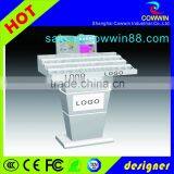 Decorative Crystal Plexiglass Acrylic Clear Makeup Organizer thumbnail-1