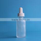1oz Frosted Glass Bottle With Dropper