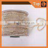 New Manufacturer Gold Rhinestone Cup Chain for Garments thumbnail-6