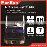 2016 New! For Samsung Galaxy s7 Edge 3D Curved Tempered Glass/ Full Cover Screen Protector
