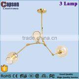 RoSH CE Modern Design Hot Sale Decoration Ceiling Lamp With Kirsite Lighting Finish