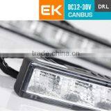 DRL LED Full Aluminum Housing 6 LEDs 12W E-Mark thumbnail-1