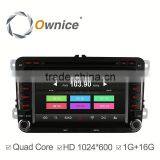 Ownice C300 Android 4.4 quad core auto radio for VW Jetta polo Golf support DVR TV 3G AUX IN USB