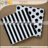 Disposable Black and White Square Dot Party Paper Napkin