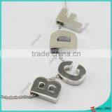 Ladies Silver 26 Letters Charm Link Chain Necklace thumbnail-2