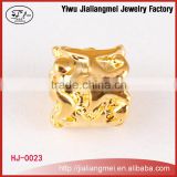 Wholesale DIY gold beads Round Shape Spacer for bracelet