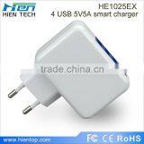 2015 New Arrival Portable 4 Usb Charger With Folding AC Pin thumbnail-3