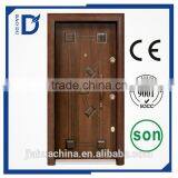 Waterproof Used Arched Exterior Security Armored Door Front Bullet Proof Carved Solid Wood Door thumbnail-4
