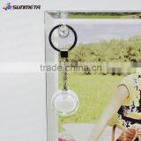 Blank Key Ring DIY Digital Photo Sublimation Creative Promotional Gift Crystal Key Chain thumbnail-2