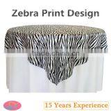 Printed Table Overlay Zebra Design Overlay thumbnail-1
