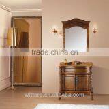 Modern Bathroom Vanity Set in Soft White With Marble Countertop WTS212 thumbnail-4