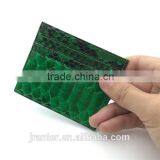 High Quality Classic Simple Style Genuine Python Leather Credit Card Holder
