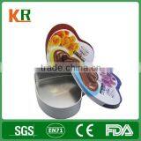 Sweet Chocolate Heart Shaped Tin Box