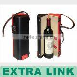 Wholesale Creative Design High Quality Durable Duplex Leather Wine Box thumbnail-4