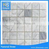 China mosaic factory, white marble wall and floor mosaic tiles
