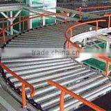Industrial Curve Single Chain Roller Conveyor
