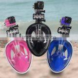 Scuba Diving Equipment 180 Degree Easy Breathing Full Face Snorkel Mask thumbnail-3