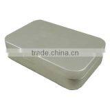 Silvery Rectangular Tea Can thumbnail-1