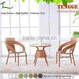 TG-8070 Good Price 2 Seater Outdoor Rattan Table and Chair thumbnail-4