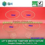 Biodegradable PLA Plastic Ice Cream Cup/cold Cup---100% Biodegradable and Compostable thumbnail-1