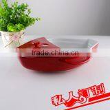 China Factory Wedding Party Supplies Custom Shape Ceramic Boat Dish thumbnail-2