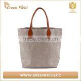 Washable Kraft Paper Tote Shopping Bag thumbnail-1